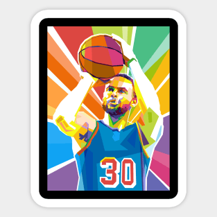 STEPHEN CURRY POP ART Sticker